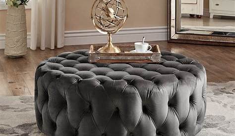 Diy Round Tufted Coffee Table