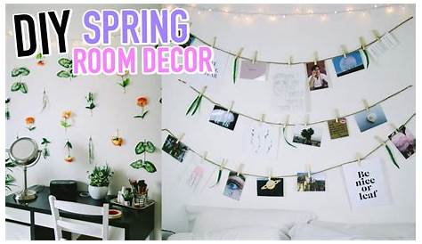 DIY Spring Room Decor - YouTube