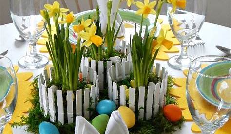 DIY Spring Table Decorations