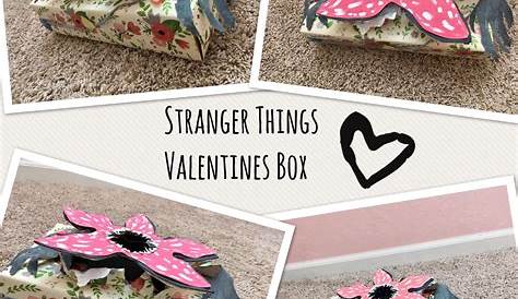 Diy Stranger Things Valentines Box Day Treat ! For Kids