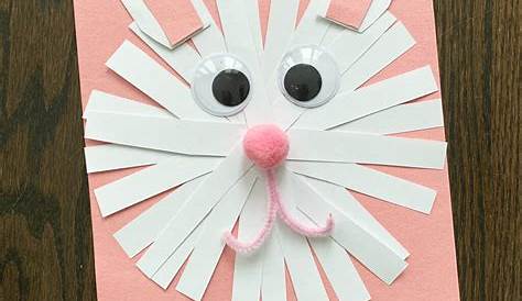 Diy Strips Of Paper Easter Bunny Torn Strip With Free Printable! The Craftat