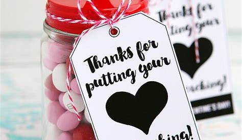 Diy Teacher Valentine Gift Idea + Gift Tag Freebie To Download Today