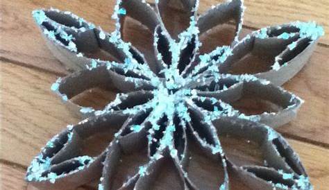 Toilet Paper Roll Snowflake | Winter Crafts | Woli Creations | Toilet