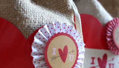 Diy Valentine Bag Ideas 's Day Burlap Gift S