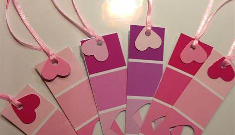 Diy Valentine Boolmarks Homemade Peek A Boo Ribbon 's Day Card