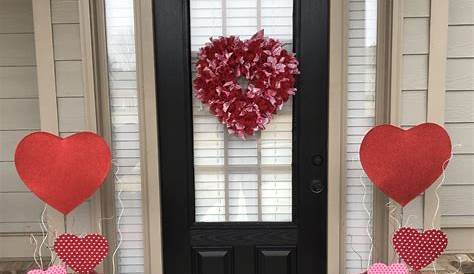 Diy Valentine Porch Decor My Front Ated For Day!! Day 2017 S