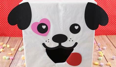 Diy Valentine Puppy Dog Box Treat Es Bits Of Paper