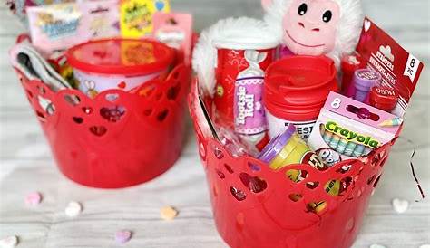 4 Dollar Tree Valentine Gift Basket Ideas for Kids - Passion For Savings