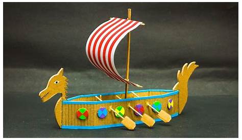 Craft Ideas | Hobbycraft | Hobbies and crafts, Viking longboat, Boat crafts