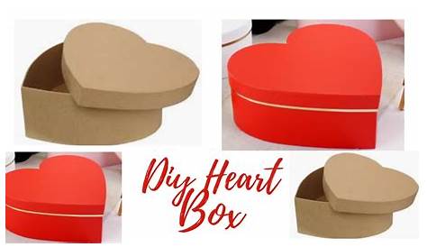 Diy Vintage Valentine Heart Shaped Box Es 's Day Day