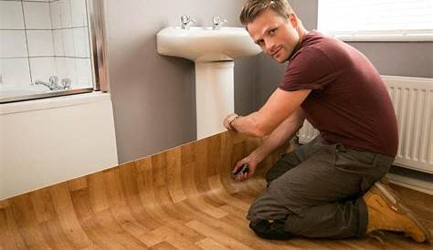 DIY Peel and Stick Vinyl Tile Flooring > such a pretty look for less