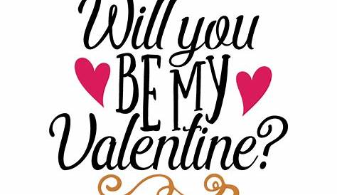 Diy Will You Be My Valentine Letters Valentins's Day Love Tu