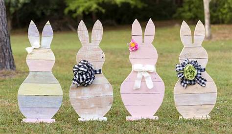 Diy Wooden Easter Bunny Pin On