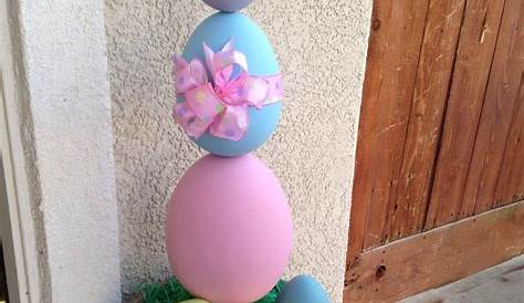 Diy Yard Easter Eggs 30 Outdoor Decorations 2023