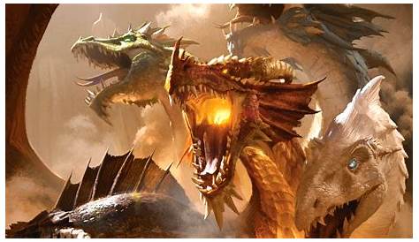 The History Of The Dragon Gods Bahamut And Tiamat In DnD