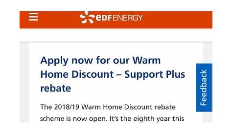 Do EDF Energy Do Warm Home Discount?