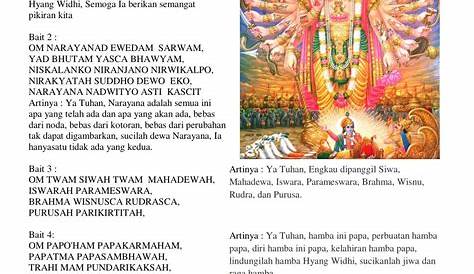 Teks Doa Agama Hindu