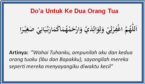 8 Doa Kedua Orang Tua Lengkap Arab, Latin dan Tarjamhannya