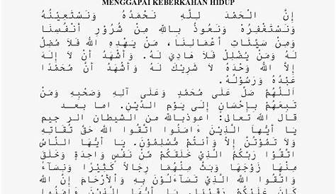 Teks Khutbah Jumat Tanpa Tulisan Arab - Delinews Tapanuli