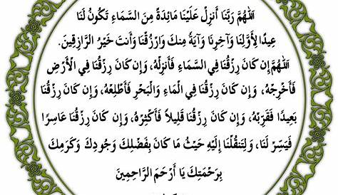 Doa Selepas Bacaan Surah Al Waqiah