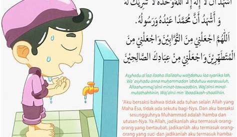 Doa Selesai Wudhu Bahasa Indonesia - Bacaan Doa Setelah Sholat Wajib