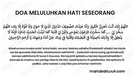 doa meluluhkan hati seseorang dari jarak jauh - Quran Rumi