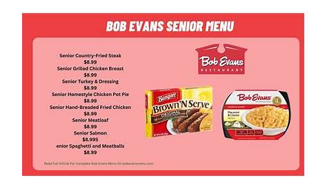 Does Bob Evans Give Senior Discounts?