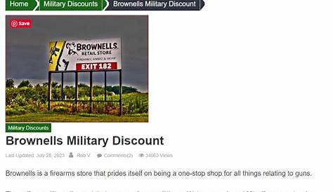 Brownells Military Discount Operation Military Kids