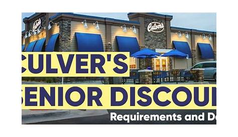 Culver's Senior Discount Deals & Offers for Senior Citizens