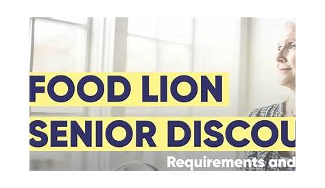 Does Food Lion Offer Senior Discounts?