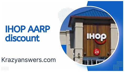 Does IHOP Give AARP Discount?