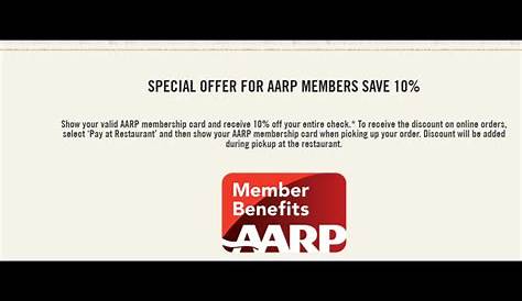 Does Outback Steakhouse have an AARP discount policy? — Knoji