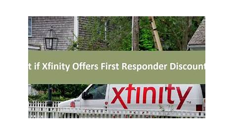 Does Xfinity Offer First Responder Discounts?