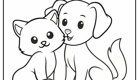 Dog And Cat Coloring Pages (Updated 2021)