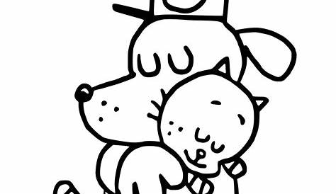 Dog Man Coloring Pages - XColorings.com