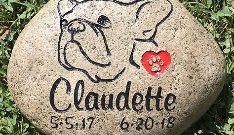 Personalized Any Breed Pet Memorial Stone 9/10 Engraved | Etsy | Pet