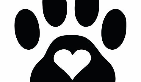 Dog Paw Print Template - Cliparts.co