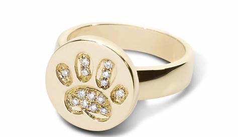 Open Paw Ring Dog Paw Ring Handmade Jewelry Puppy Paw