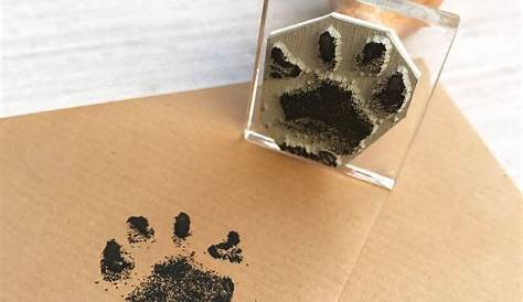 Download hd Paw Print Rubber Stamp - Dog Paw Print Png Clipart and use