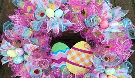 Dollar Tree Diy Easter Wreaths Make This Cute Wreath For 6 With Items