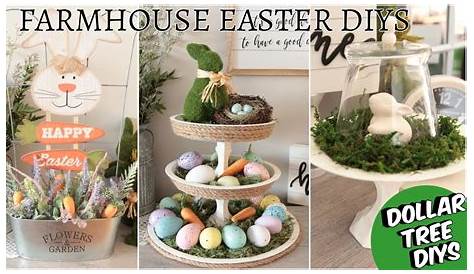 Dollar Tree Diy Spring Easter Decorate With Me 2019 12 Best Crafts Youtube In 2020