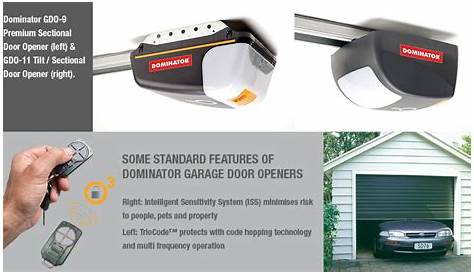 Dominator Garage Door Opener GDO 7v2 User Manual v1 11 | Door | Garage