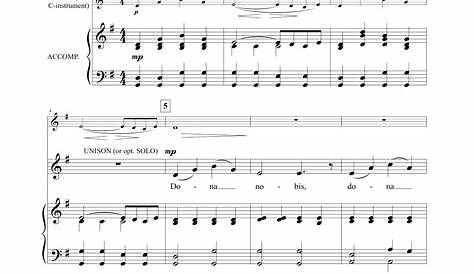 “Dona Nobis Pacem” Sheet Music (Download) Ryan Marvel