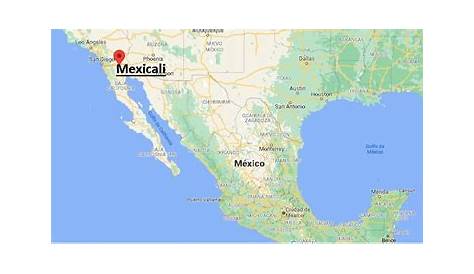 Mexicali And Map Stock Photo - Download Image Now - Cartography, City