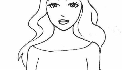 Girl Beautyful Girl Colouring Pages | Etsy