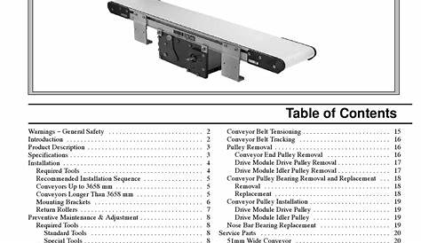 Dorner 2200 Series Conveyor Manual