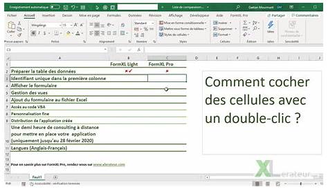 Excel 2013 : Comment modifier le contenu d’une cellule sur double clic