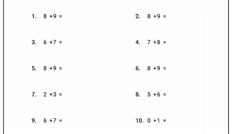 14 Doubles Plus One Worksheet /