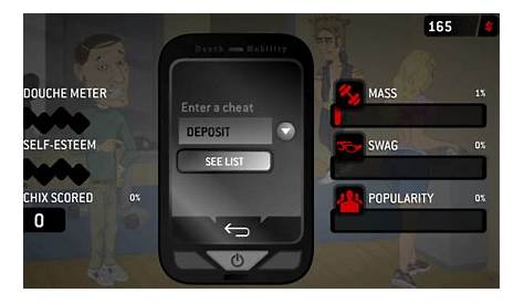 Douchebag Workout 2 Cheats Codes List Pc Cheating Play Hacks