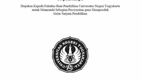 Contoh Proposal Skripsi dari Universitas